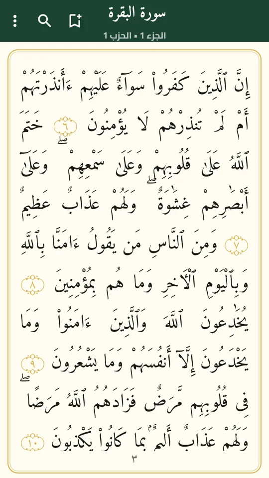 Mushaf at night